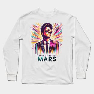 Bruno Mars Tribute - Bruno Michael Jackson Prince Kendrick Lamar Sza Ed Sheeran Music Lauryn Hill Anderson Paak Long Sleeve T-Shirt